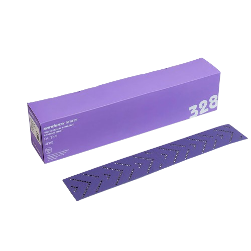 Шліф стрічка 70мм х 420мм zircon 328 Purple film line