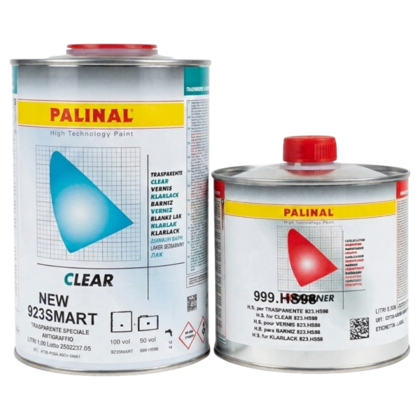 Лак 923.SMART CLEAR 2K ANTI SCRATCH (1л) + затв. 999HS98 (0,5л)
