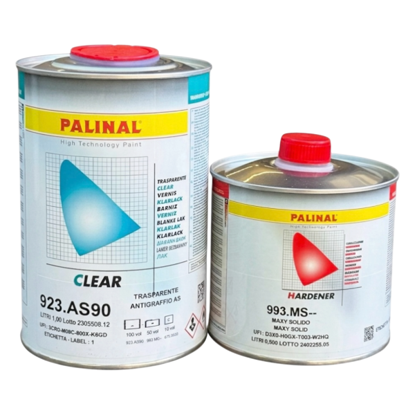 Лак 923.AS90 CLEAR 2K ANTI SCRATCH (1л) + затв. 993MS (0.5л)